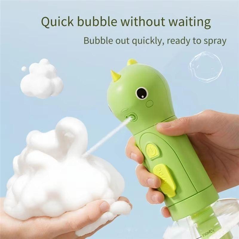 M-Modern-Rechargeable Electric Soap Dispenser Bubble Maker Pet Supply Bath Time In Bathroom And Outdoor Activity