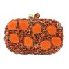 Bolso de Mano para Boda con Piedras Rosas Bolsos de Mano Nuevo Bolso de Mano de Noche para Fiesta de Boda Lujo WHTUOHENG Pedrería Bolsos de Mano de Cena Nupcial