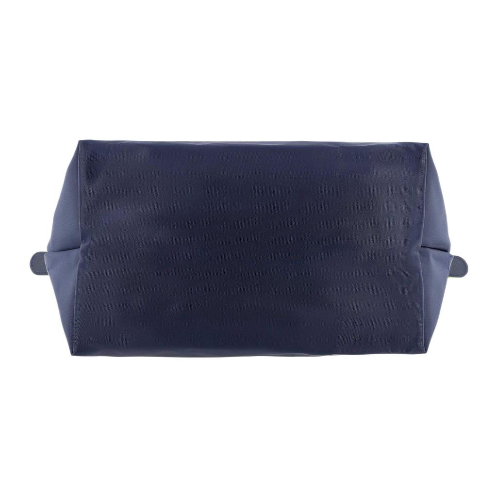 Longchamp Le Pliage Green 28 Zipper Flap Long Handle Recycled Canvas And Leather Tote Shoulder Bag Medium Women tote Navy-Blue 2605919P68