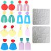 DIY Silikonform Kristall Ohrringe Anhänger Silikonform Dekorative Epoxidform DIY Werkzeuge für Mädchen Frauen Bastelliebhaber