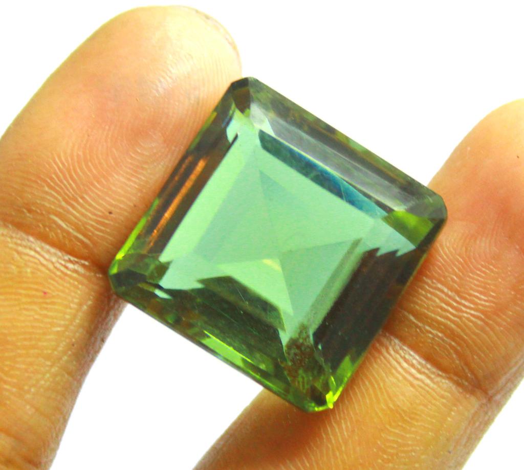 61.70 Carat New Year Wonderful Offer Brown Alexandrite Emerald Shape Russia Certified Gemstone SN74