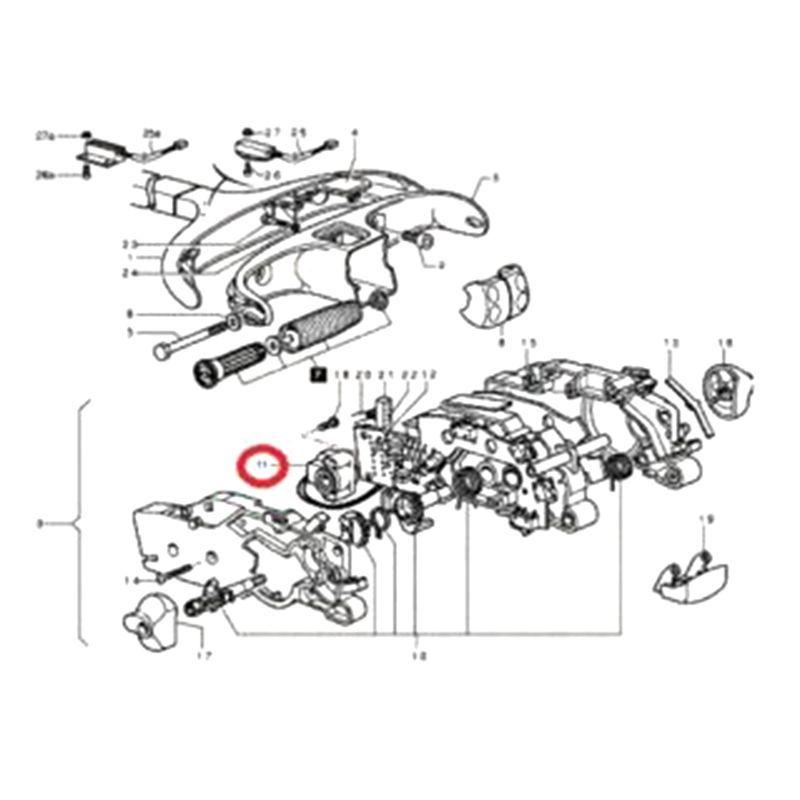 Durable-Forklift Parts Accelerated Accelerator Potentiometer For Linde Accelerator T20AP,T20SP,L12,L14L14APL16AP 7916400105