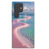 Coque Téléphone - MANIACASE - Samsung Galaxy S23 Ultra - Silicone TPU - Océan Et Sable De Paradis - Noir