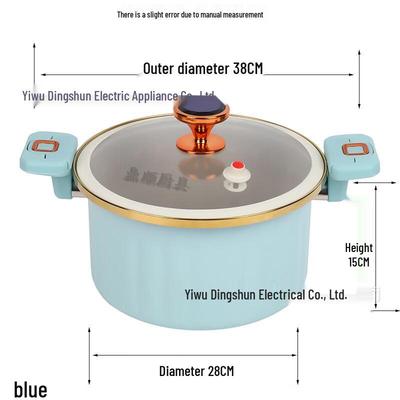 ZISIZ Enamel Micro-Pressure Stew Pot
