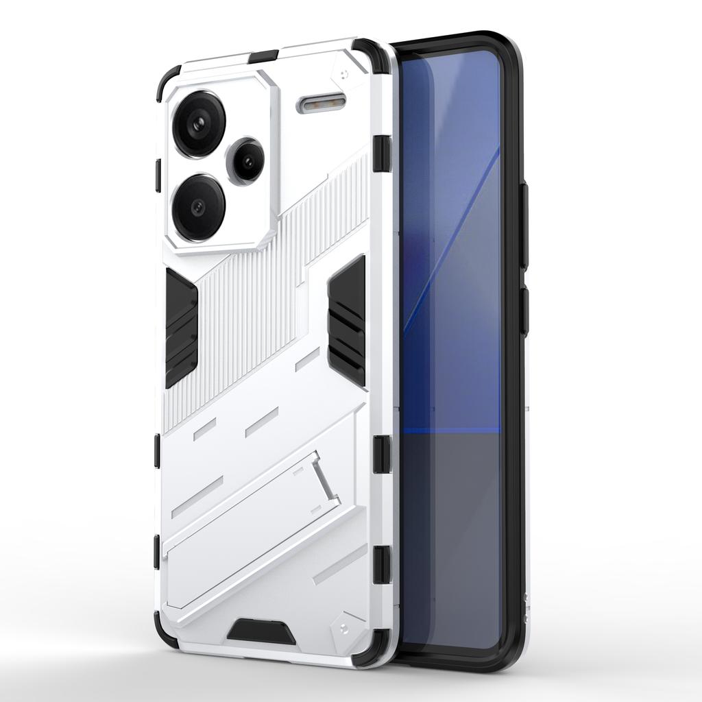 For Xiaomi Redmi Note 13 Pro+ 5G Case Anti-Scratch Kickstand PC+TPU Phone Cover