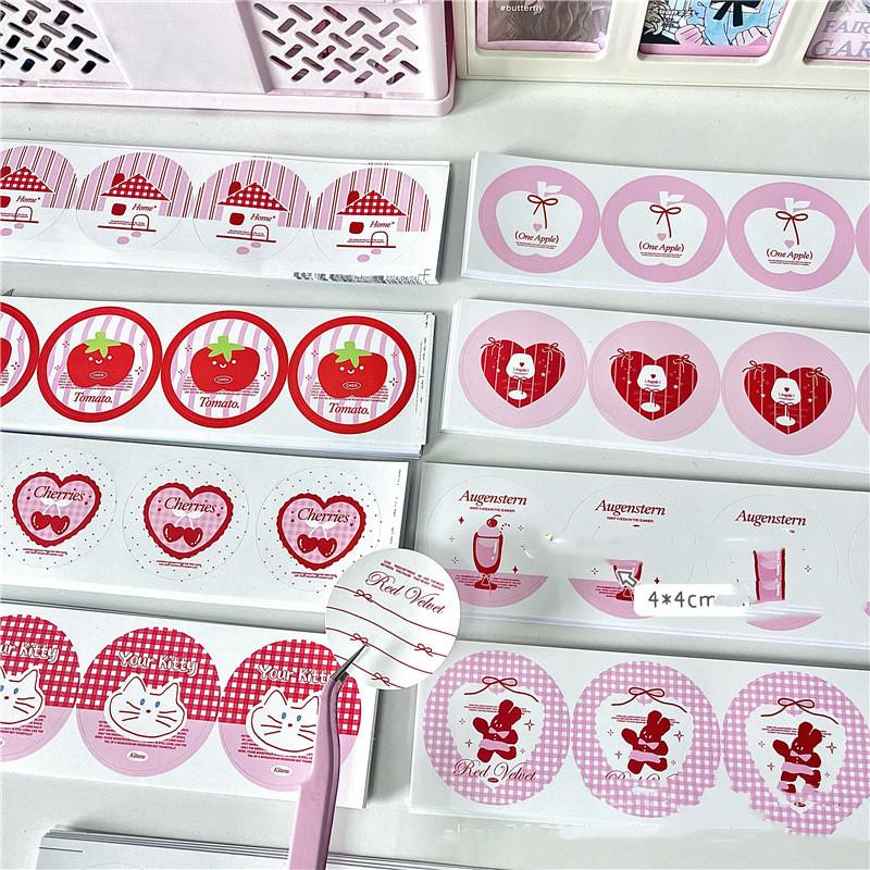 36ks Baletní stuha Mašle Kulaté těsnění Nálepka Dívka 3palcová fotografická karta Balení papírový sáček Dárková papírová krabička DIY Decor Label