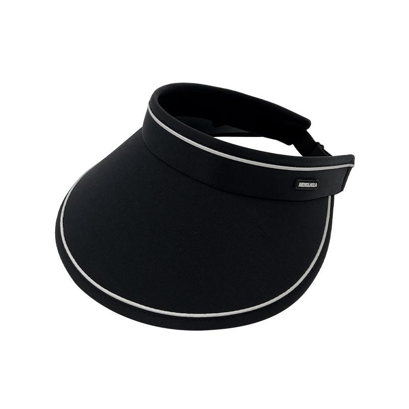 New Japanese UV sunscreen empty top hat outdoor face cover big brim sun hat summer UV protection empty top sun hat