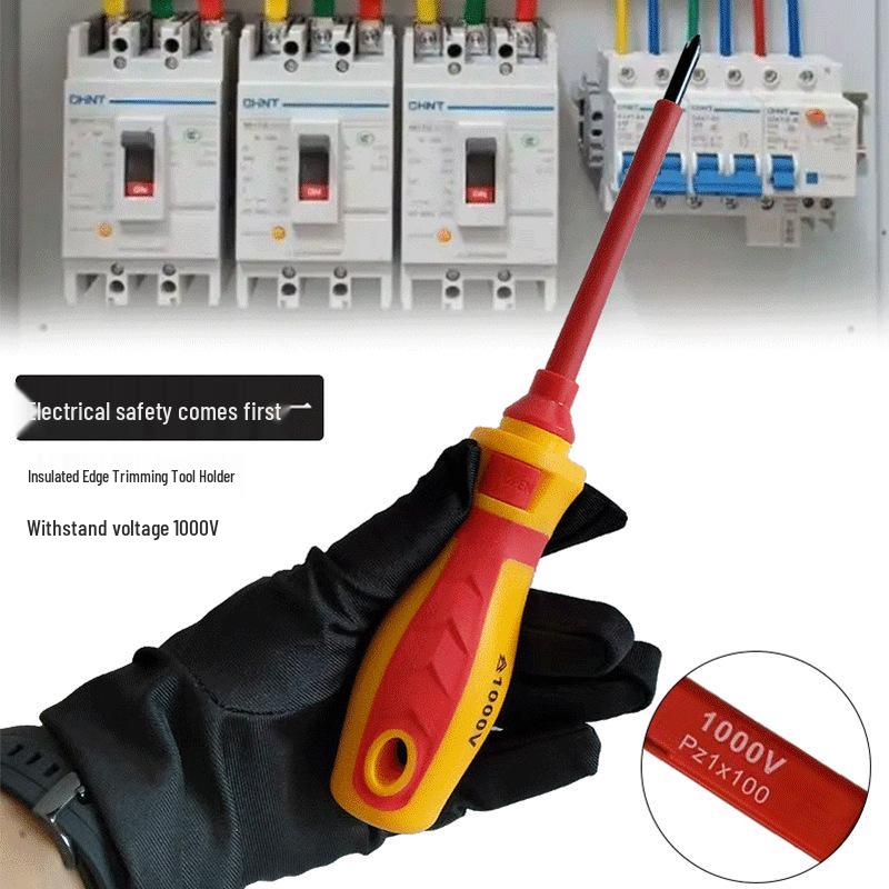 13-Piece Insulated Electrician Tool Set with Phillips and Slotted Screwdrivers