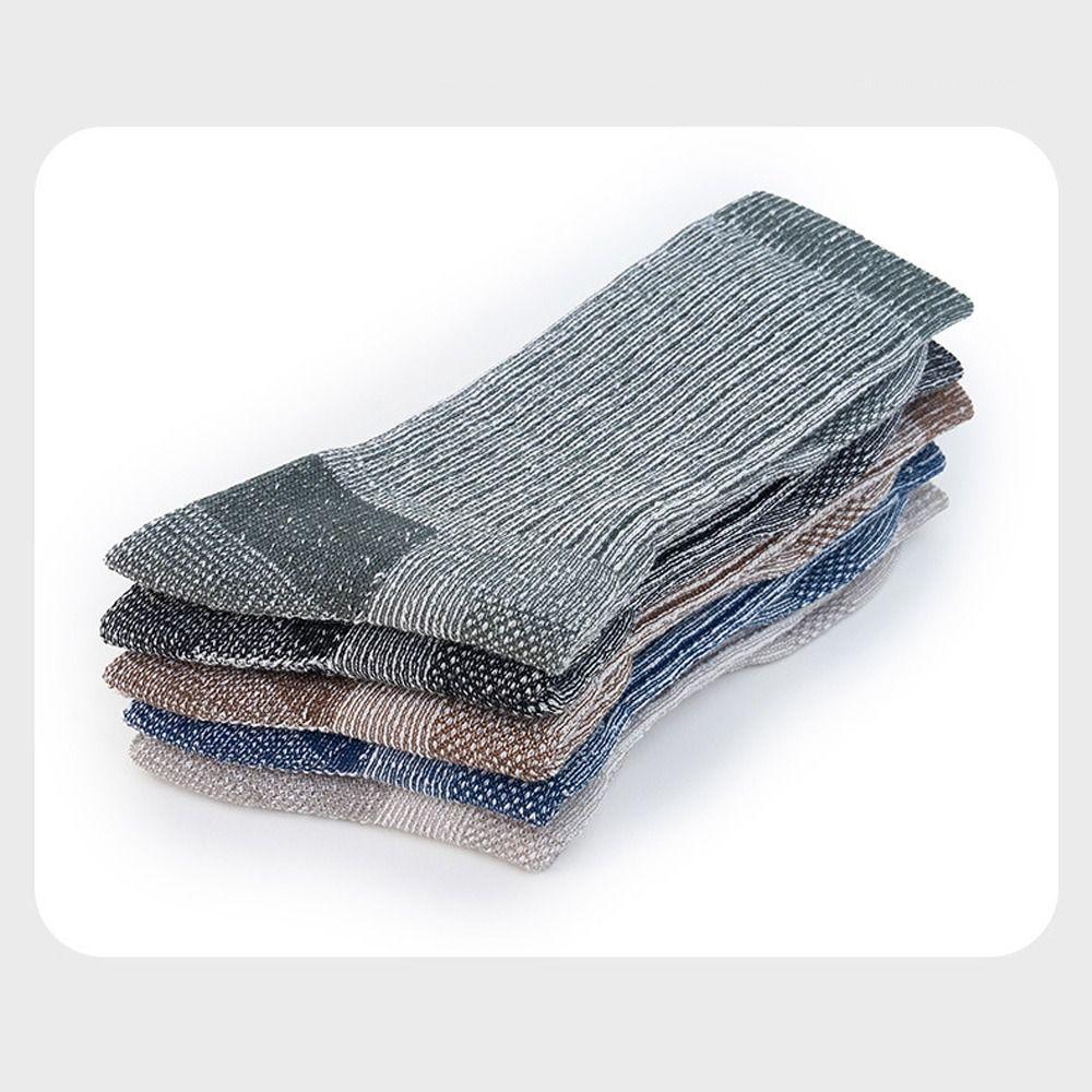 Fashion Fuzzy Merino Wool Socks Thickened Breathable Men's Walk Warm Anti-Odor Socks Mountaineering Winter Warm Socks For Men
