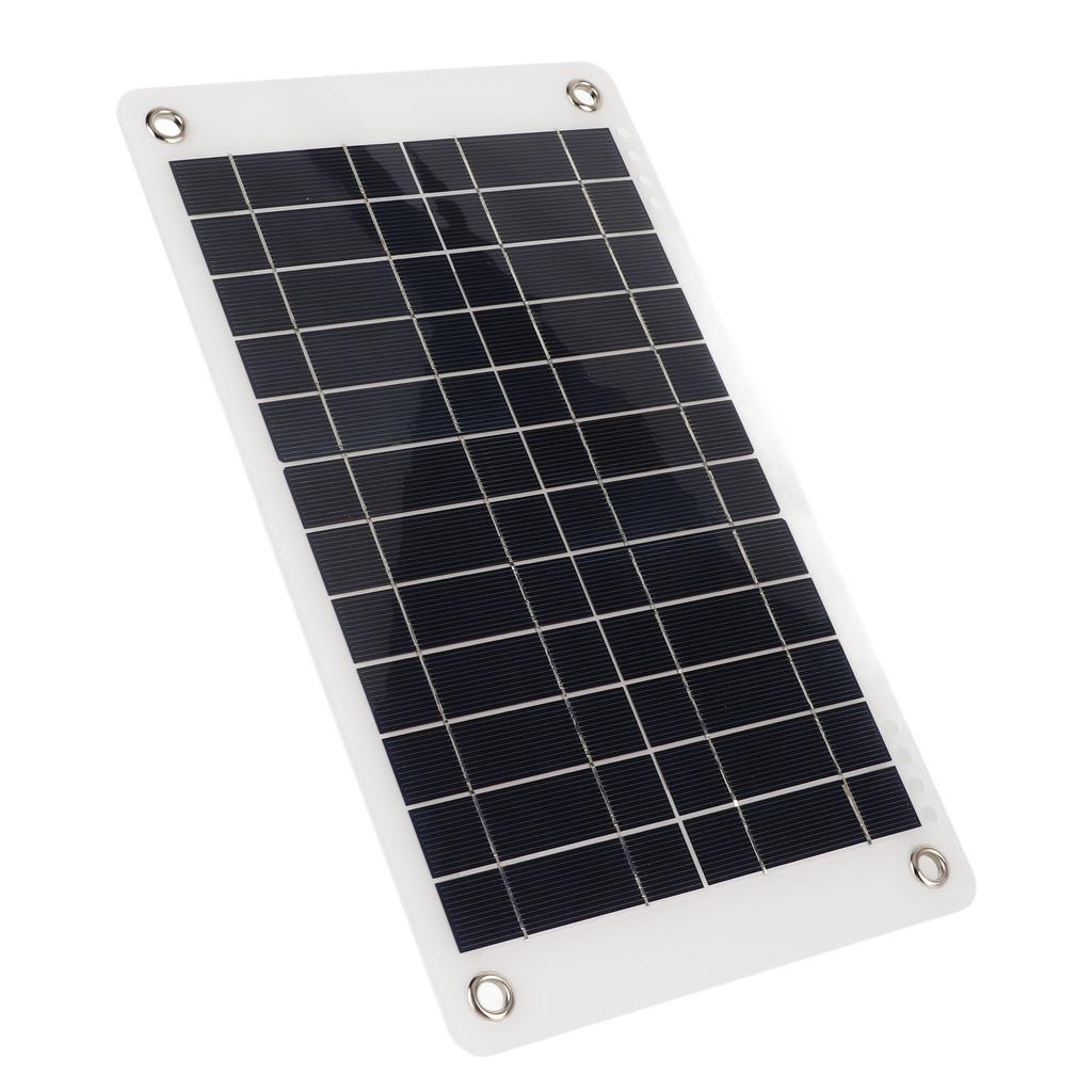 Solar Panel 12V 8.5W Monocrystalline Silicon Semi Flexible with Clip Solar Battery Charger for Outdoor