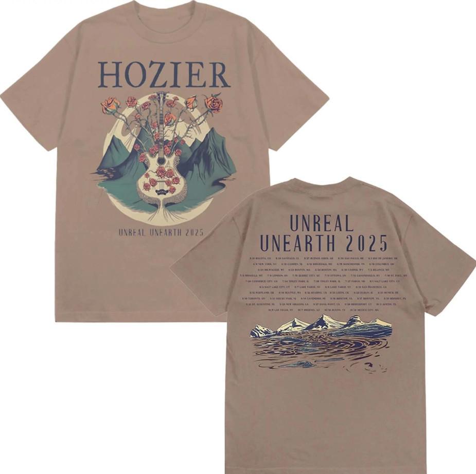 Hozier Unreal Unearth 2026 Guitar Tour T-shirt size S-5XL M