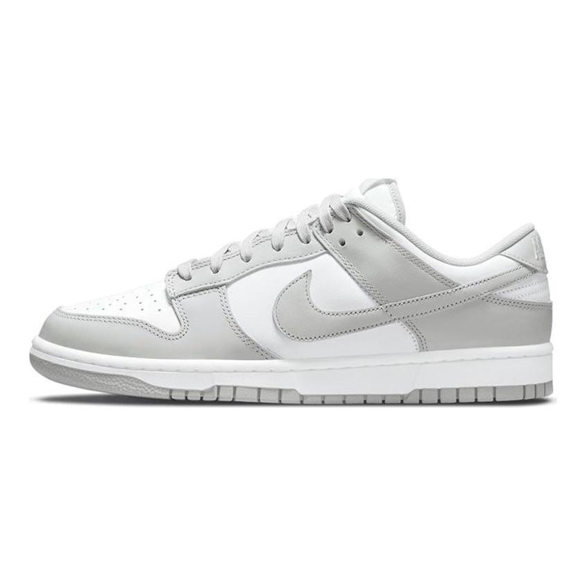 Nike Dunk Slip Resistant Abrasion Resistant Low top Skateboard Shoes Men's Gray Brown DD1391-103(TeamH- S-BOX)