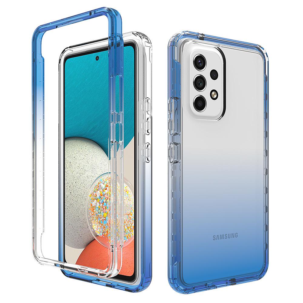 Suitable for Samsung A13 A23 A33 A53 A73 A03Core A03 A03S high-transparency gradient phone case