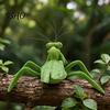 Creative Gift for Kids Realistic Mantis Stuffed Animal Plush Toy, Bendable Leg Praying Insect Whimsical Nature Lovers Figure, Cute Doll Decor, Novelty