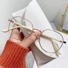 Metal Frame Reading Glasses Women Men Blue Light Blocking Eye Protection Eyeglasses Photochromic Multifocal Presbyopia Eyewear