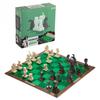 Chess Set with Board and Table Top Strategy Game Gift PVC Material Colourful Box Packaging