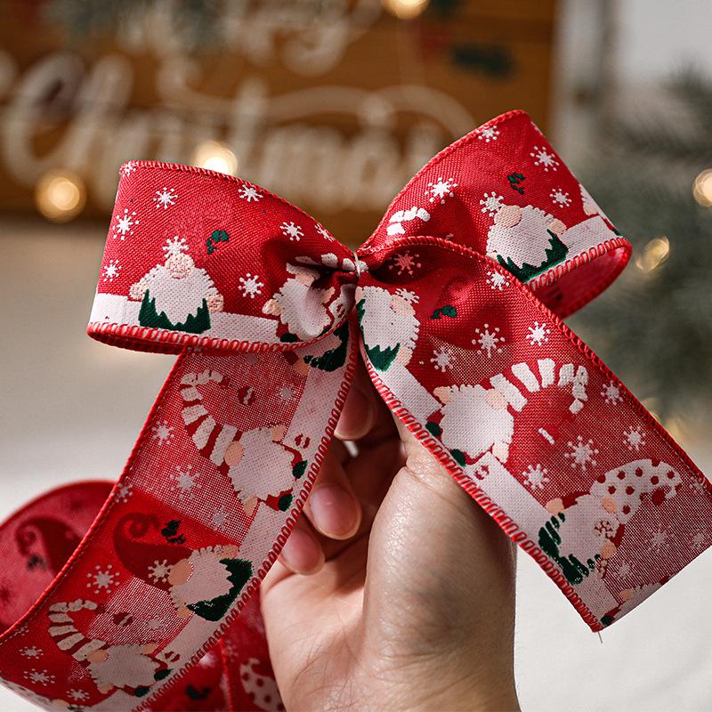 New Satin Christmas Ribbon for Tree Decorations and Bows