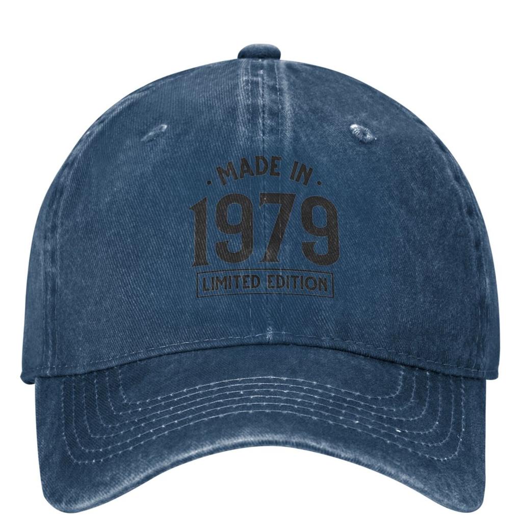 Vintage Made In 1979 Baseball Cap Grandad Daddy Father Birthday Gifts y2k Unisex Teens Hip Hop Hats Sunscreen Baseball Caps