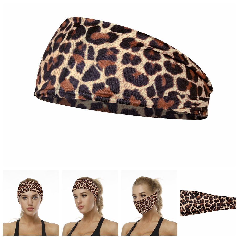 Headband Scarf Anti-Slip Yoga Hair Bands Sports Headband Fitness Sweat Bands Running Hairband