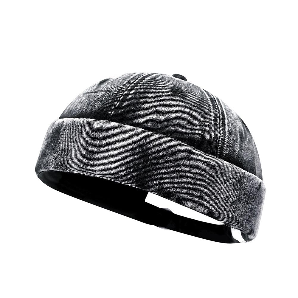 Adjustable Brimless Docker Cap Casual Skullcap Fashion Beanie Street Hat  Outdoor
