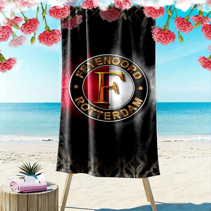 Asciugamano da Spiaggia Feyenoord, Asciugamano Grande Morbido ad Asciugatura Rapida per Spiaggia Campeggio Nuoto
