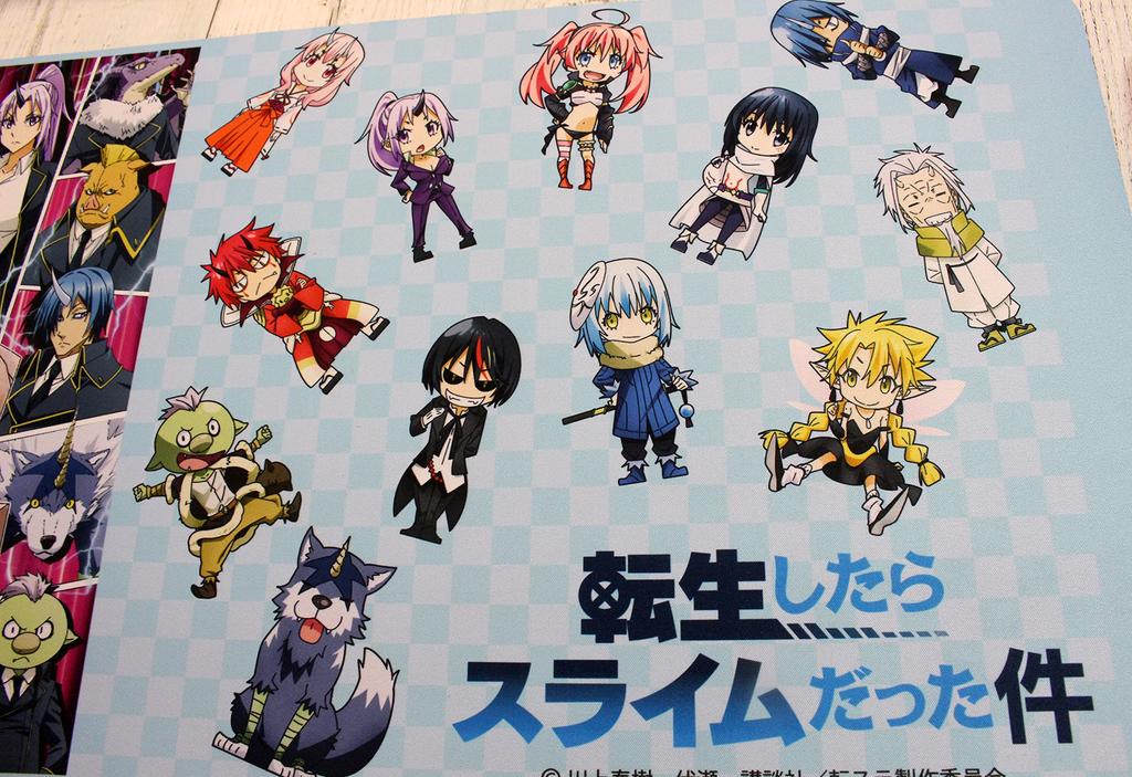 Hatayama Shoji Desk Mat That Time I Got Reincarnated as a Slime A Size: 30cm x 60cm