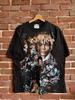 Vintage 90er Michael Jackson Doppelseitiges Popmusik Band T-Shirt L Schwarz Unisex T-Shirt