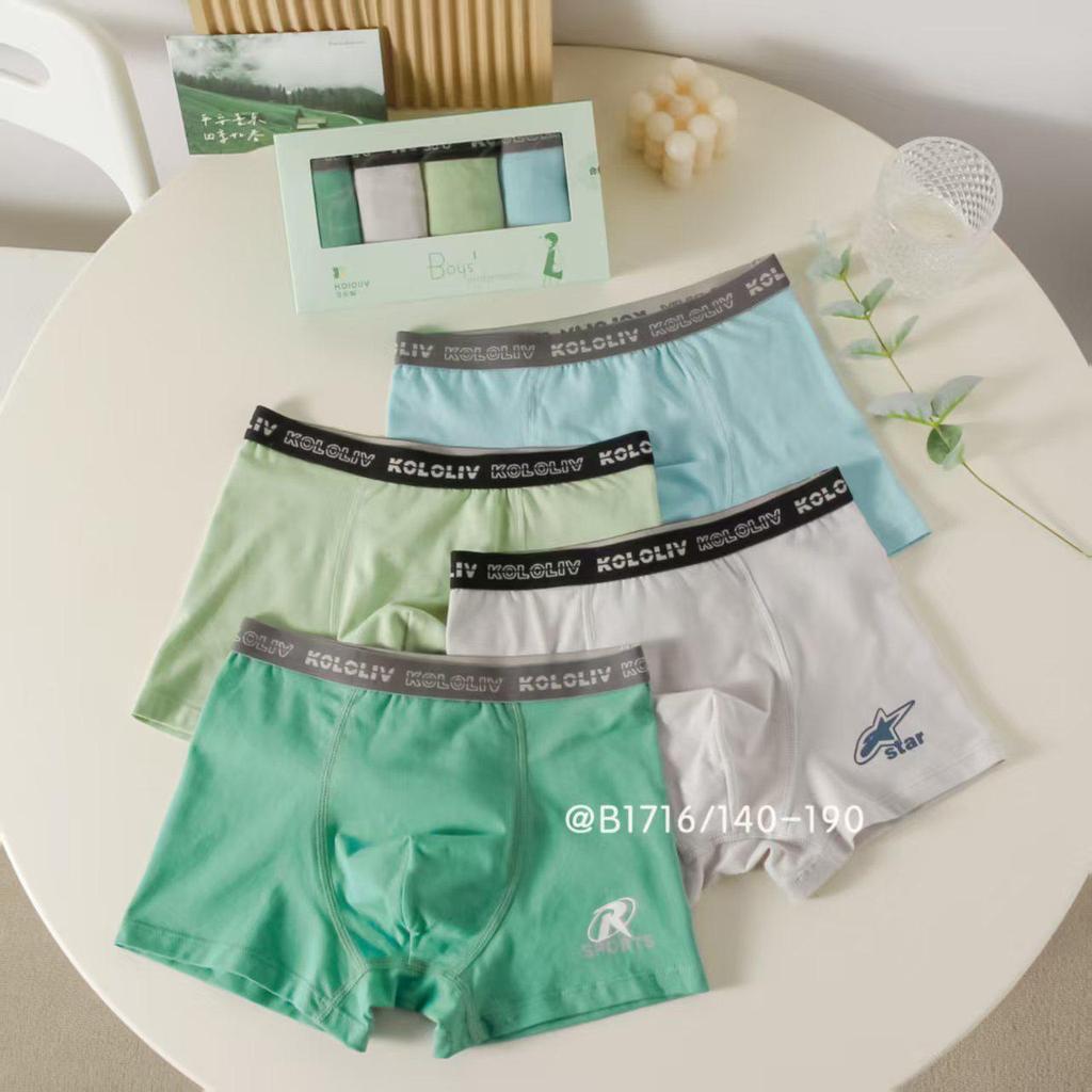 Cola Pear Boys' Boxer Briefs for Middle/High School Students and Teens