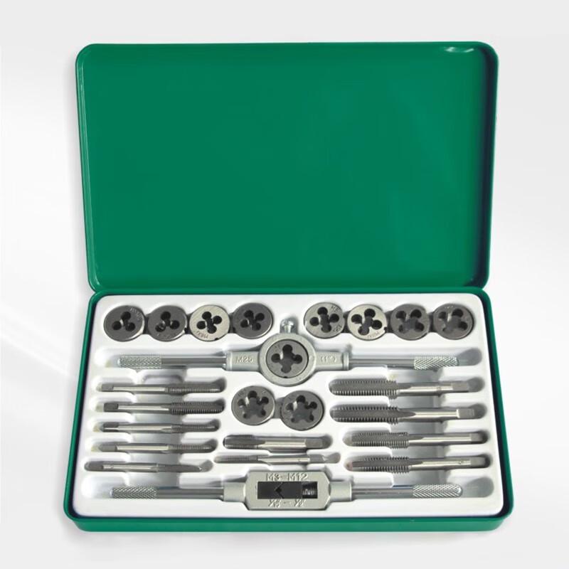 Shengda Metric Tap and Die Set, 24-Piece