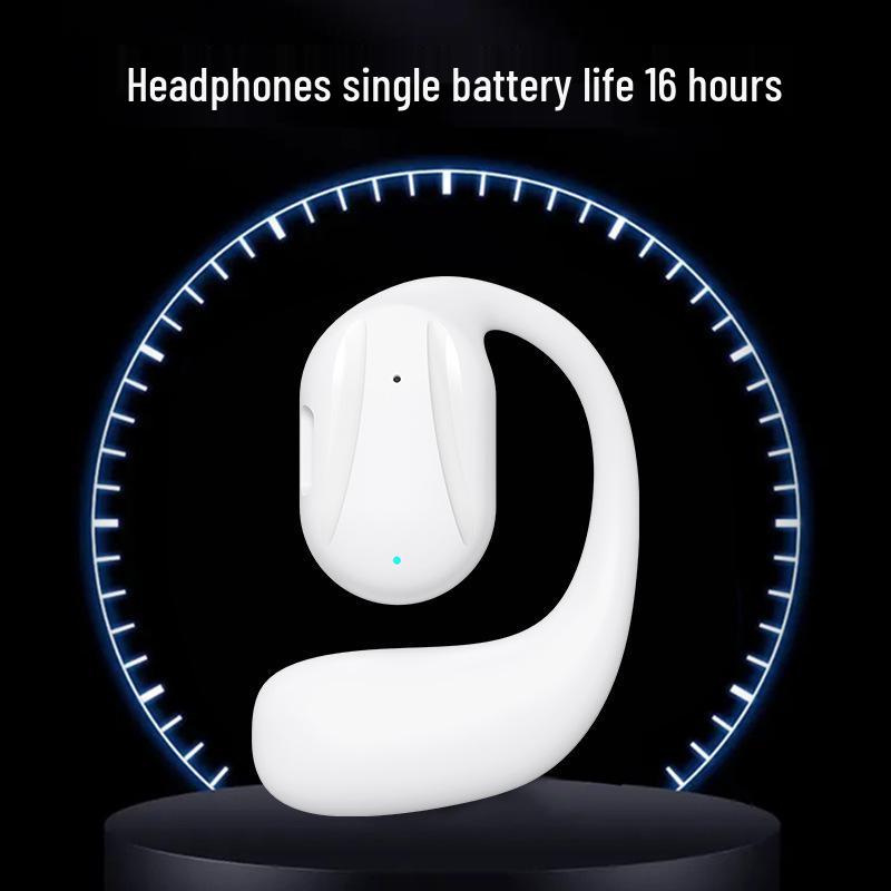 In-Ear Bone Conduction Wireless Bluetooth Headphones: Sweatproof, Ultra-Long Battery, for Running & Sports, Compatible with Apple & Android.