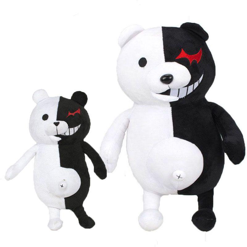 Anime Game 14" Danganronpa Monokuma Black White Bear Plush Soft Stuffed Toy Doll