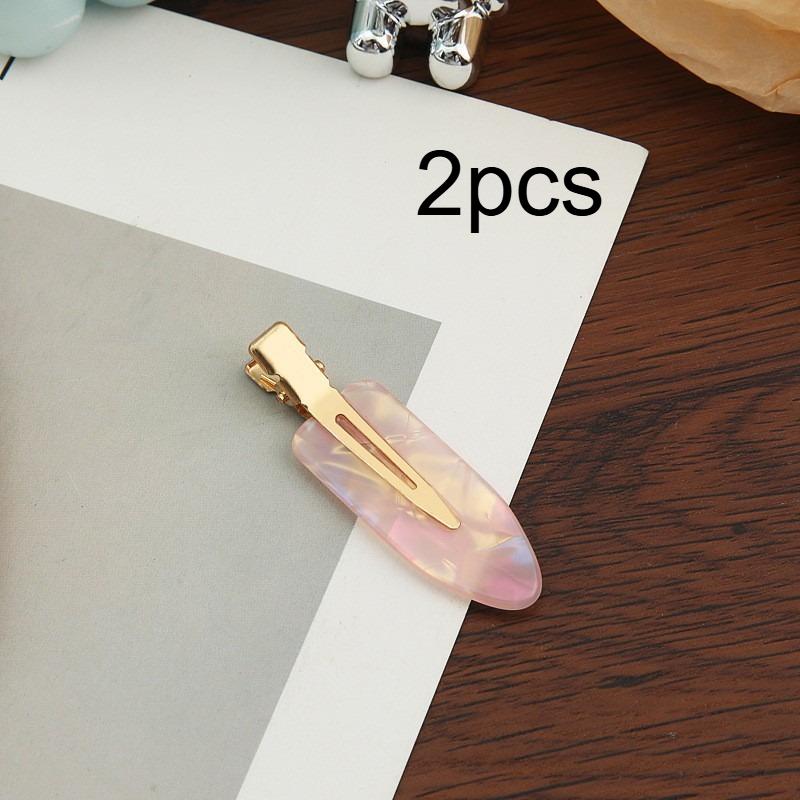 

2/4pcs Elegant Mermaid Pink and White Seamless Adhesive Hair Clips for Women s Bangs and Makeup, Hair Accessoires, Hair Clip