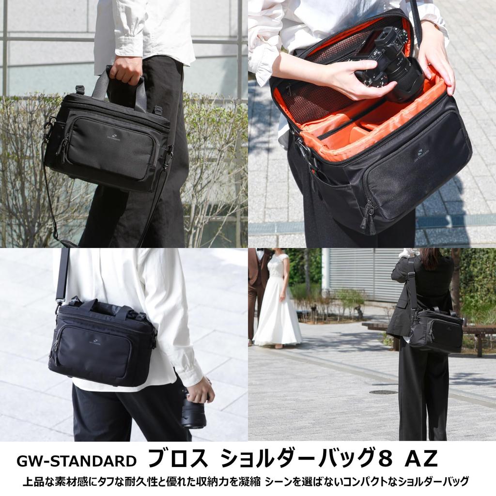 HAKUBA Camera Bag Bros AZ Bag 8 8L Camera Shoulder Bag GW-STANDARD [Shoulder Black]