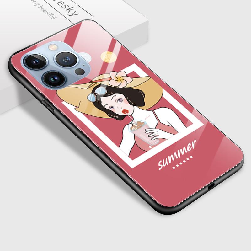 Tempered Glass Phone Case For Samsung A12 A16 A32 A53 S20FE S23 S25 Honor20 X6A 90Lite 9X Huawei Y9Prime2019 P30Lite Soft Edge Shockproof Smooth Shell