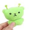 Cute Mini Green Alien Plush Keychains Cartoon Soft Stuffed Doll Keyring Bag Hanging Decoration Car Key Chains Kawaii Gifts