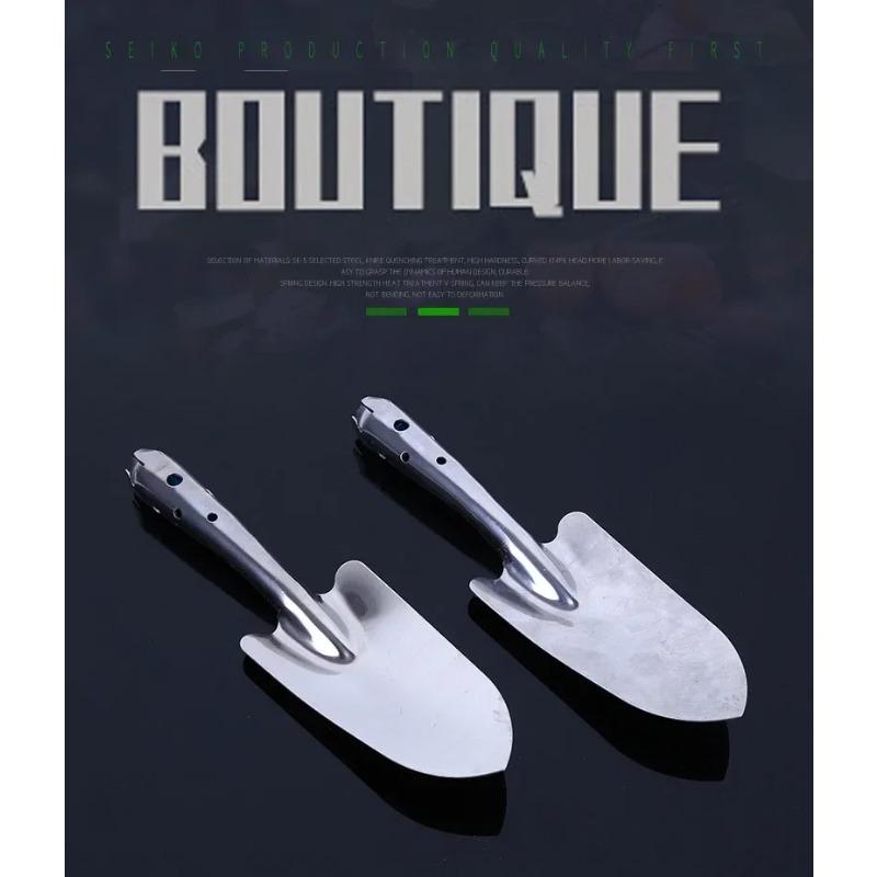 Edelstahl Kleine Schaufel Pflanzen von Blumen Gartengeräte Topfpflanzung Gartenarbeit Graben Erde Sukkulente Blume Spaten