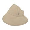 Large brim empty top hat women's summer outdoor foldable windproof sun hat breathable quick drying sun hat can tie ponytail