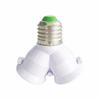 E27 Screw Base E27 Lamp Holder Converter Dual Socket Bulb Splitter Adapter  Bulb Lighting