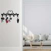 Metal Abstract Heart Key Hook Wall Decor Garage Kitchen Storage Art