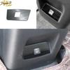 1x For Hyundai Tucson -23 Black Titanium Rear USB Socket Switch Cover Trim