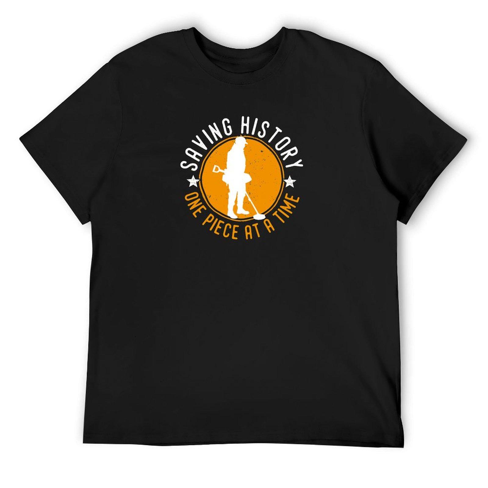 

Saving history, metal detecting T-Shirt oversized graphic tee Short sleeve tee Men s clothing 4XL