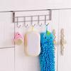 Over Door Home Rack Hook Organizer Bathroom Kitchen Coat Towel Hanger Rack Holder Shelf 5 Hooks AVE