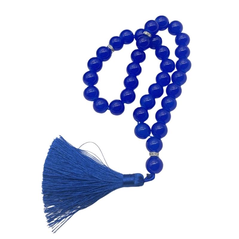 33 Bead Glass Islamic Rosary Beads Muslims Tasbih For Comfortable Daily Prayers Meditation And Spiritual Event Use