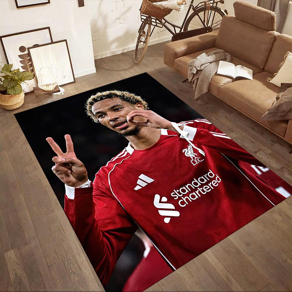 Liverpool Football Club Floor Rug Office Rug Suitable For Study Room Balcony Outdoor Playrooms Antislip Rug Decorate Offices Birthdaychristmas Gift