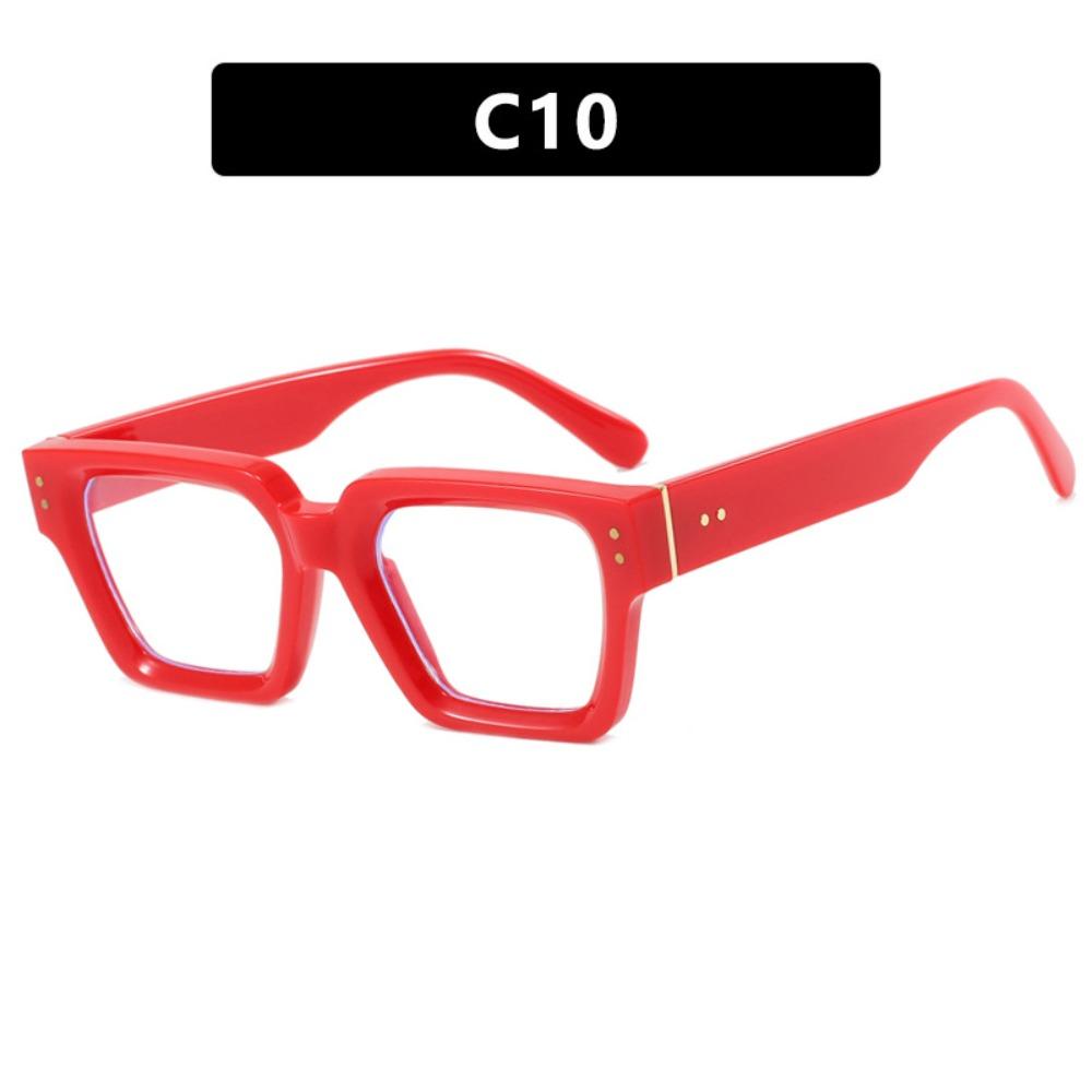 UV400 Square Frame Sunglasses Rice Nail UV400 Sun Glasses Multicolor Lenses Eyewear  Women