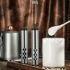 USB Elektrischer Milchaufschäumer 3 Geschwindigkeiten Cappuccino Kaffee Schäumer 3 Schneebesen Handheld Eierrührgerät Heißschokolade Latte Getränkemixer