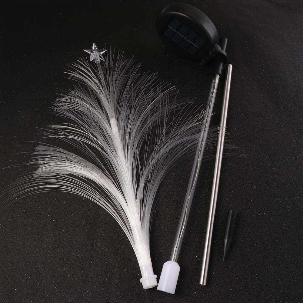 Waterproof Solar Fiber Jellyfish Lamp Christmas Tree Christmas Tree Light Jellyfish  Lights  Garden