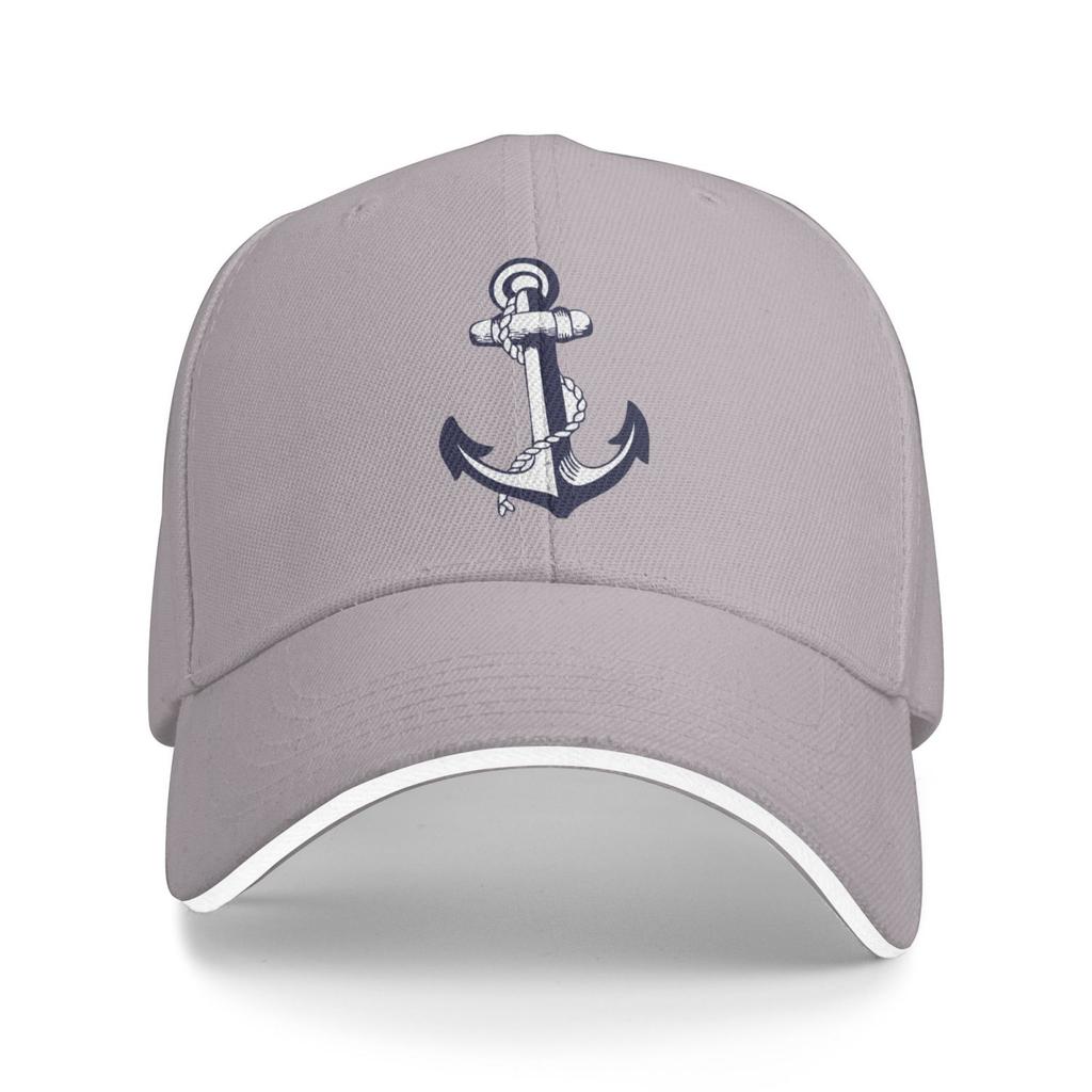 Anchor Baseball Cap Nautical Anchor Marine Sun Visor Hat Sailor Nautical Ship Ocean Sea Beach Unisex Adjustable Snapback Caps