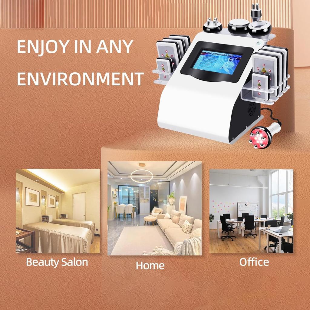 White Multifunctional Body Beauty Machine Cellulite Device Full Body Care Portable Home Use Easy Operation