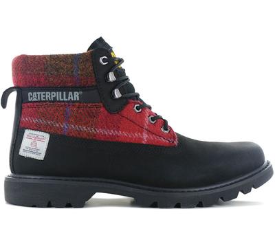 CAT Colorado 2.0 Harris Tweed Boots - Premium Boots Leather Black P111324 ORIGINAL Shoes